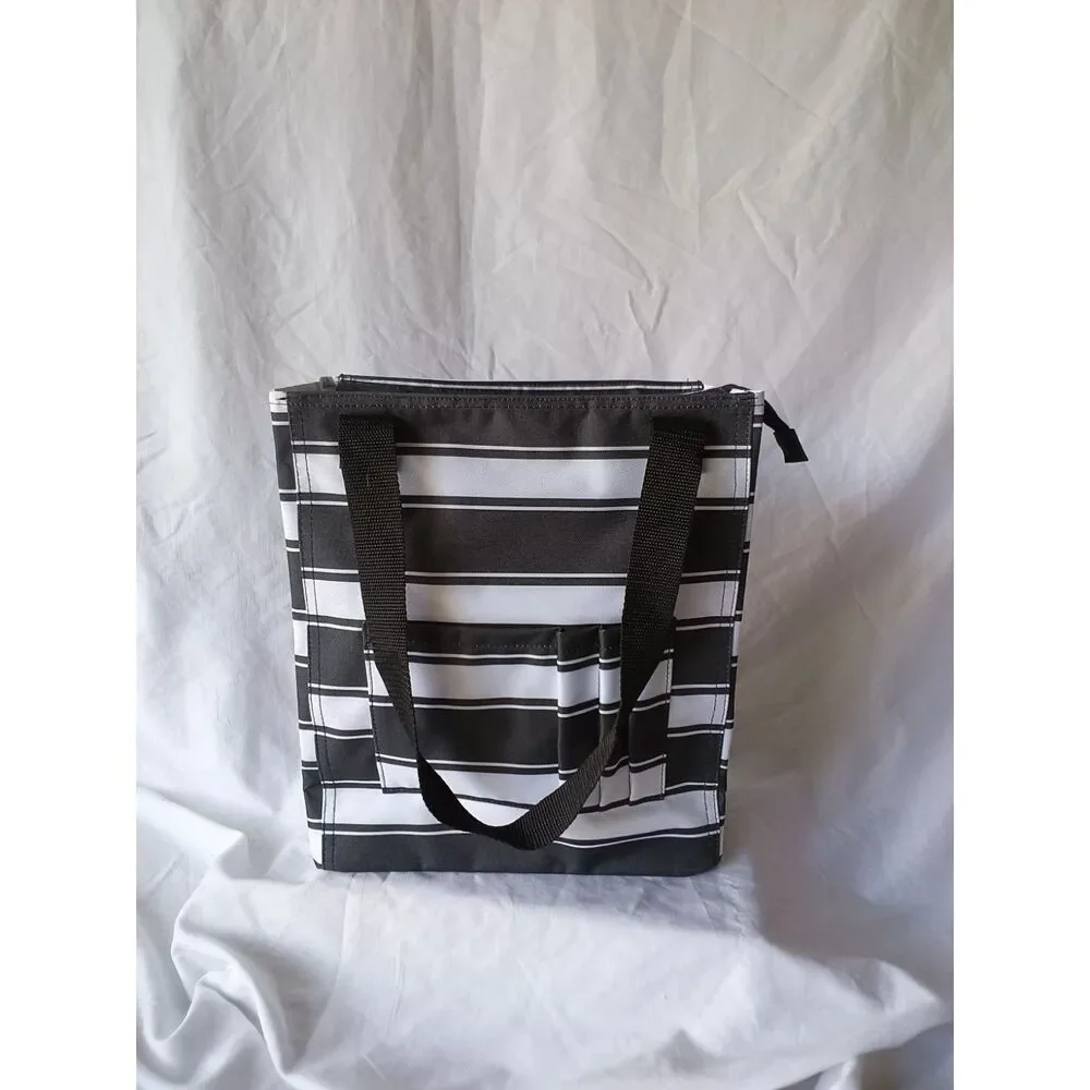 Thirty-One NWOT Tall Organizing Tote Ribbon Stripe New with out tags
